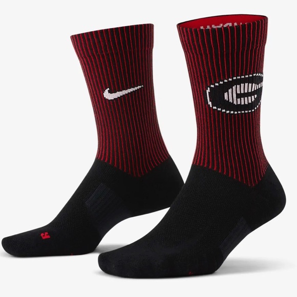 Nike Georgia Bulldogs UGA Socks On Field DA6832-902 Home Away 2 Pair - Picture 5 of 6
